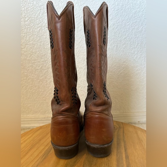 Vintage Dan Post Embroidered Cowboy Boots size 6 1/2 - Picture 7 of 11